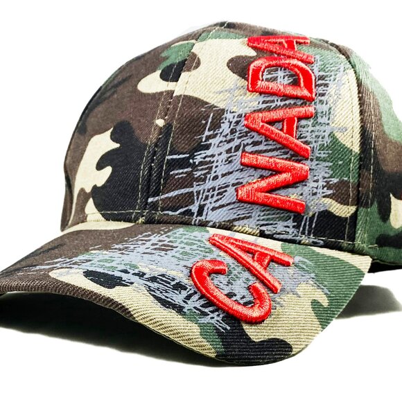 Variety To Go Canadian Baseball Hat/Cap, Adjustable Sports Hat (1008 Camo) - Picture 2 of 8